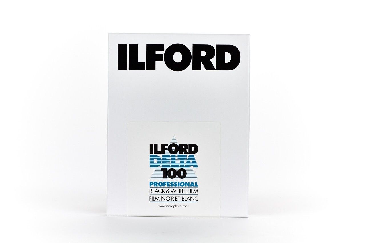 Ilford Delta 100 - B&W 4x5 Large format Film - 25 sheets
