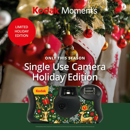 Kodak FunSaver Single Use Camera - 39 Shots Christmas Edition