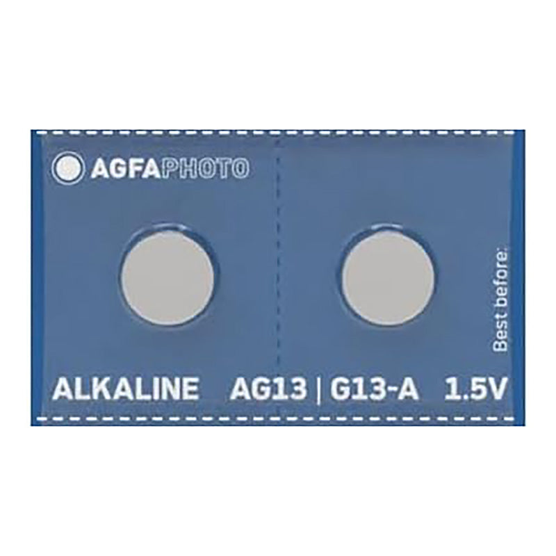 AgfaPhoto Alkaline LR44 / A76 Battery - 2pack