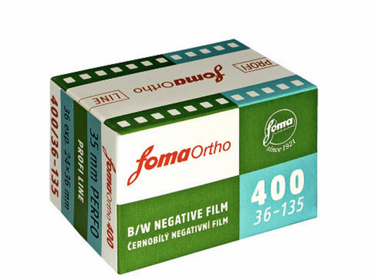 Foma Ortho 400 - B&W 35mm Film - 36 Exposures