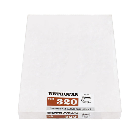 Fomapan 320 Retropan Soft - B&W 4x5 Large format film