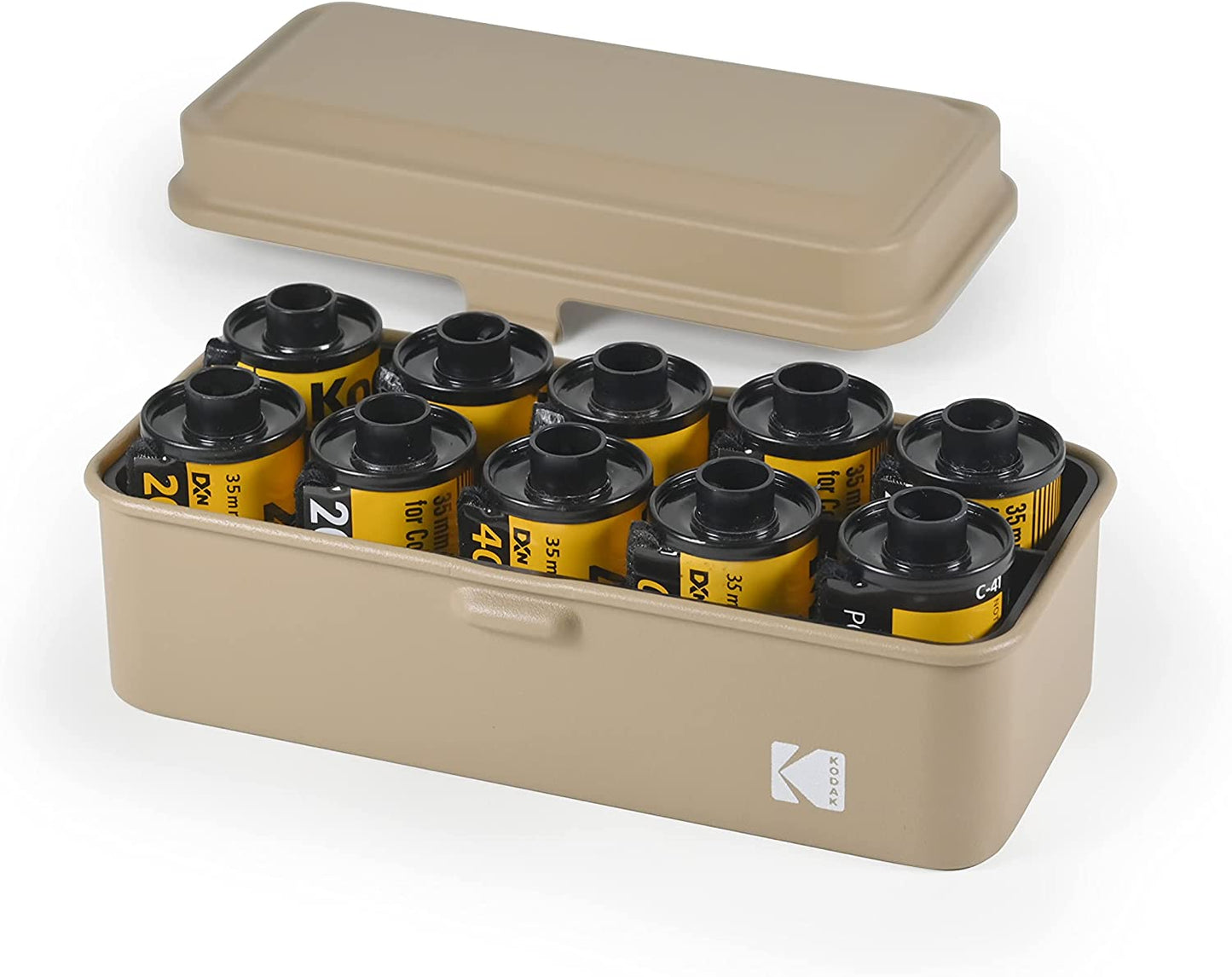 Kodak 35mm & 120 Film Case - Holds 10 Rolls of 35mm or 8 Rolls of 120 Film