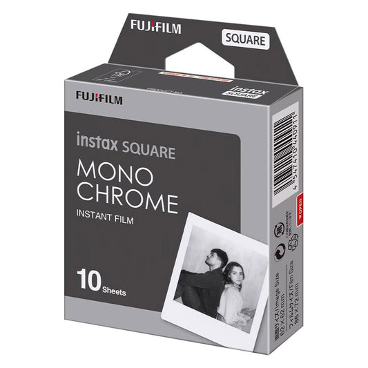 Fujifilm Instax Square Monochrome Film - 10 shots