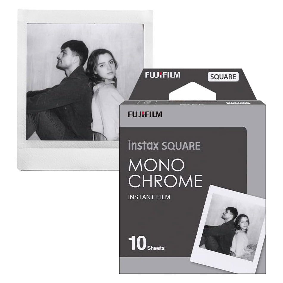 Fujifilm Instax Square Monochrome Film - 10 shots