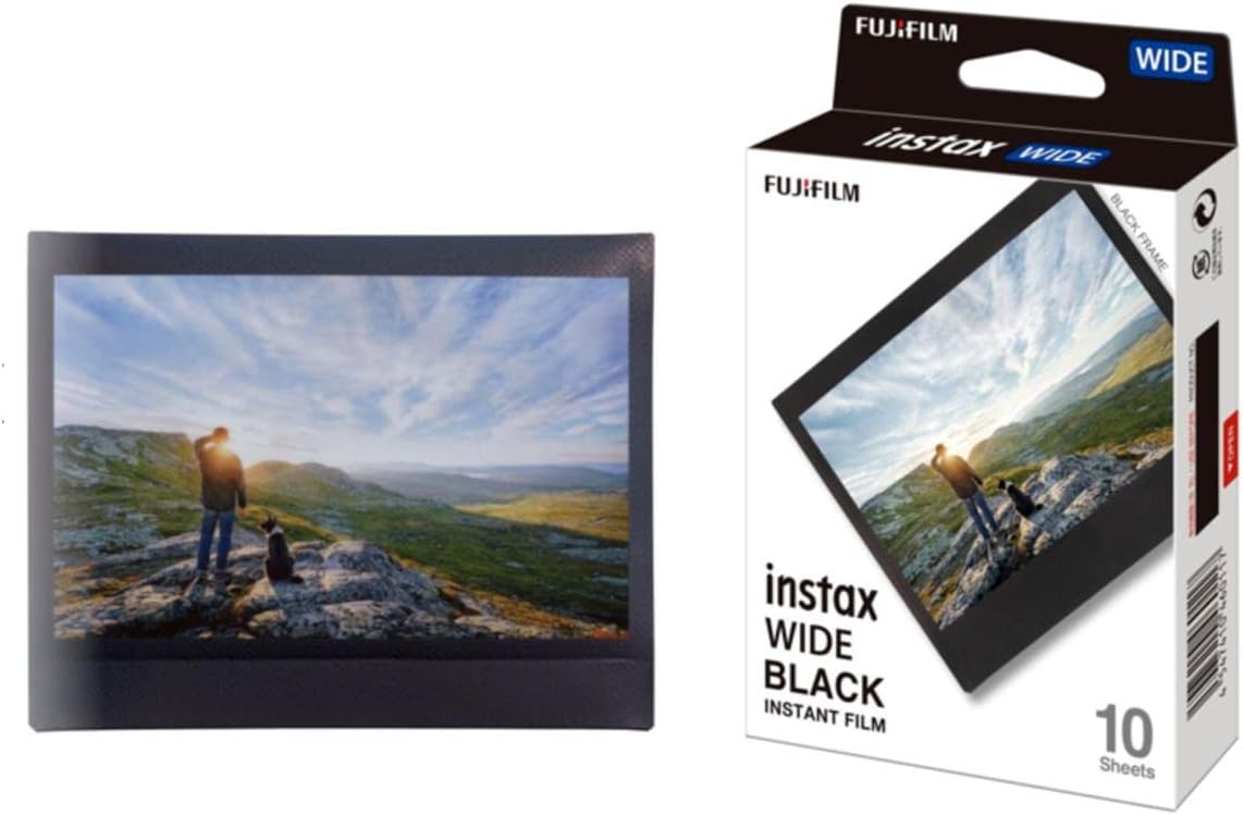 Fujifilm Instax Wide Black Frame Film - 10 shots