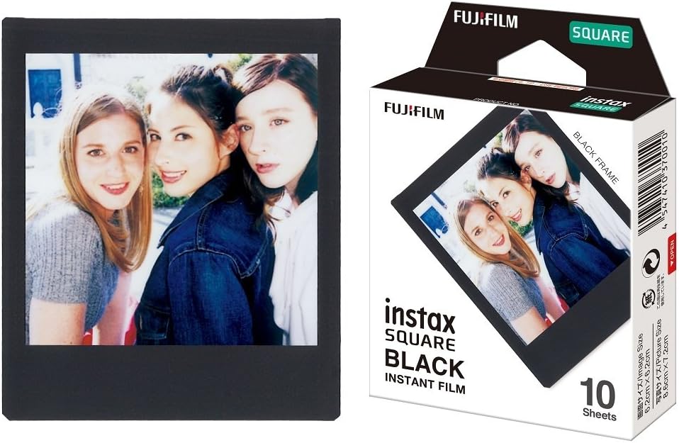 FujiFilm Instax store SQUARE Film Picture Format Instant Photo Print 100 Shots 10 Packs White Marble For Polaroid Camera SQ10 Free Shipping X698