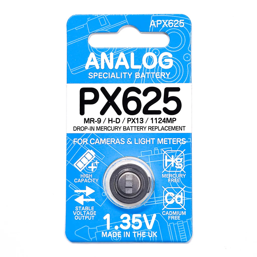 PX625 Battery 1.35V (PX13, H-D, MR-9, E-625N, EPX625, 625, MRB625)