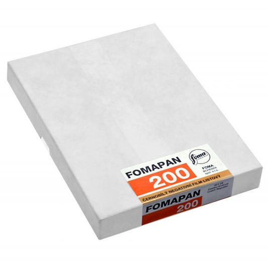 Fomapan 200 - B&W 4x5 Large format film - 50 Sheets