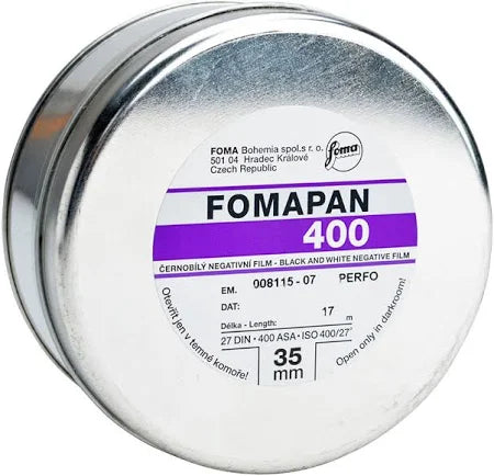 Fomapan 400 - B&W 35mm - 17 meters Bulk Film