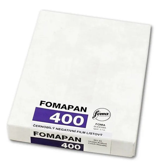 Fomapan 400 - B&W 4x5 Large format film - 50 Sheets