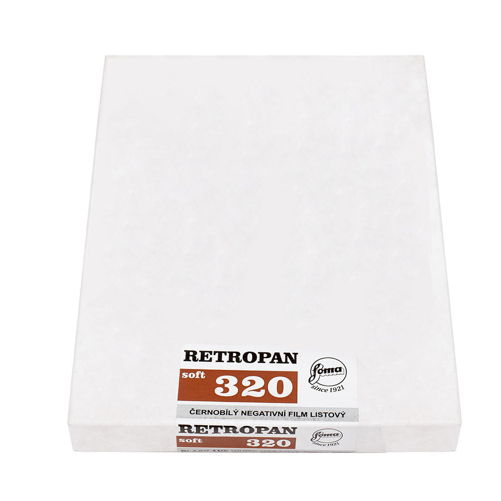 Fomapan 320 Retropan Soft - B&W 4x5 Large format film - 50 Sheets