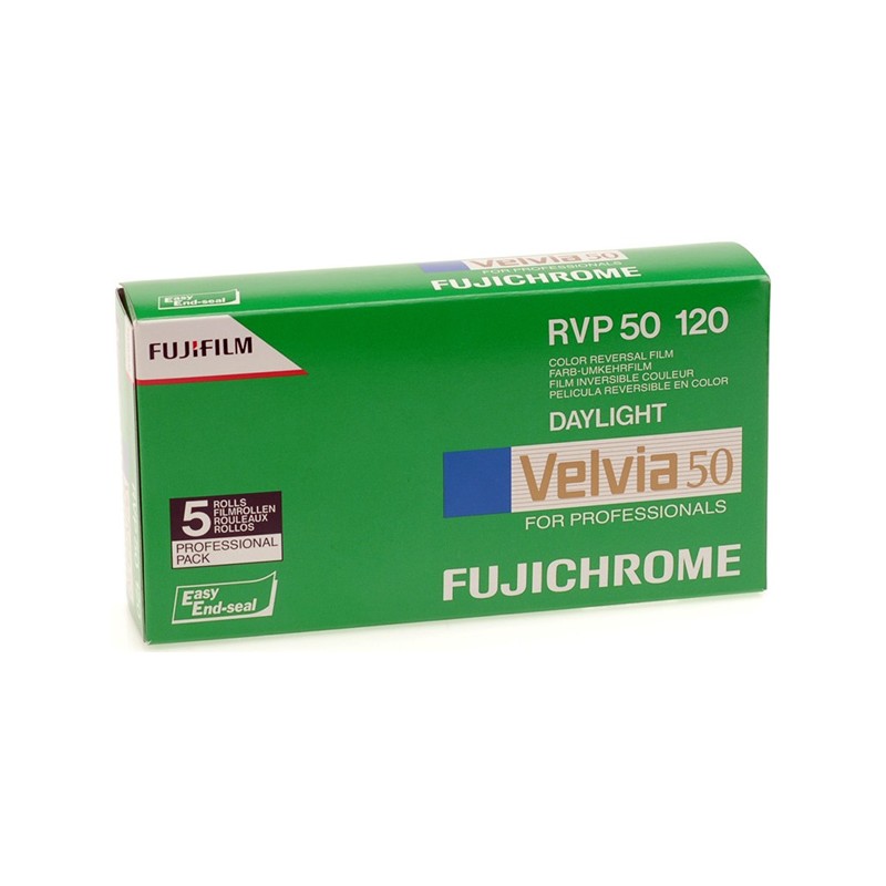 Fujifilm Velvia 50 120 Film - 5 Pack