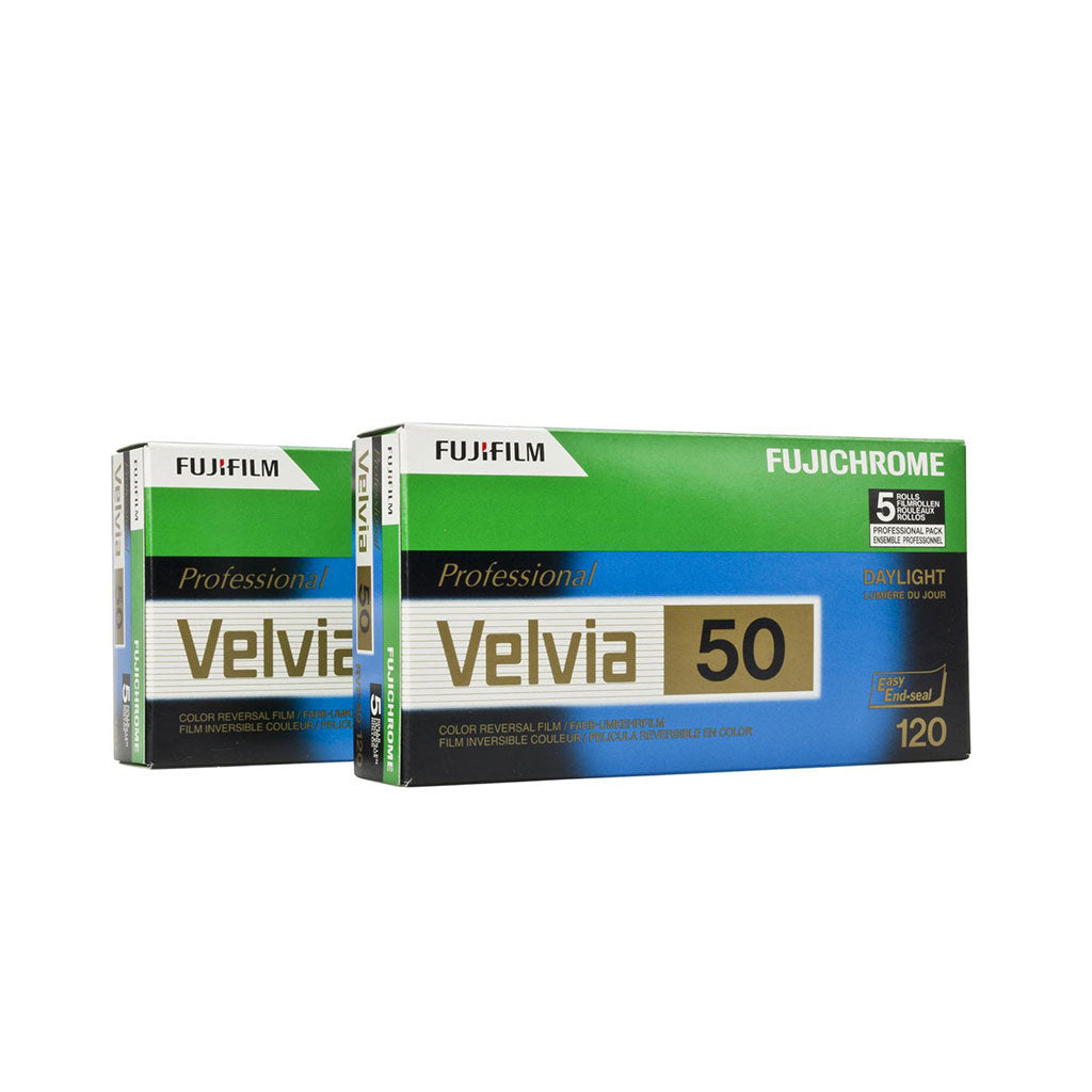 Fujifilm Velvia 50 120 Film - 5 Pack