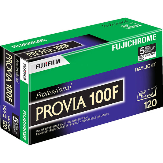 Fujifilm Provia 100F 120 Film - 5 Pack