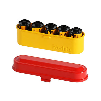 Kodak 35mm Film Case - Red & Yellow - for 5 Rolls of 35mm Films