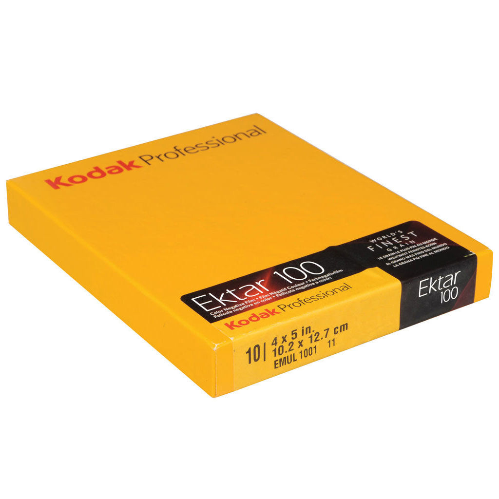 Kodak Ektar 100 - 4x5 Large Format Colour Film - 10 Sheets