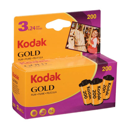 Kodak Gold 200 35mm - 24 Exposures - 3 pack