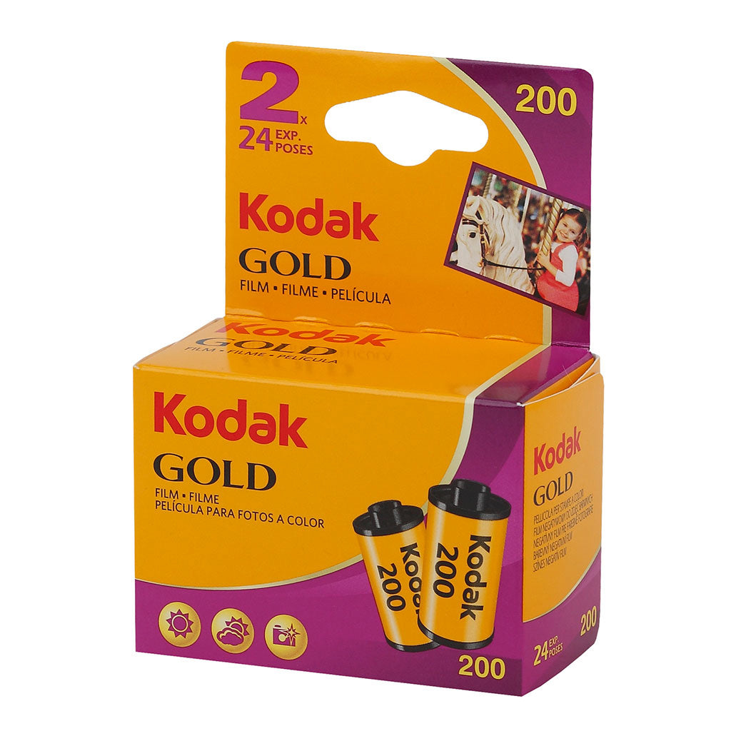 Kodak Gold 200 35mm - 24 Exposures - 2 pack