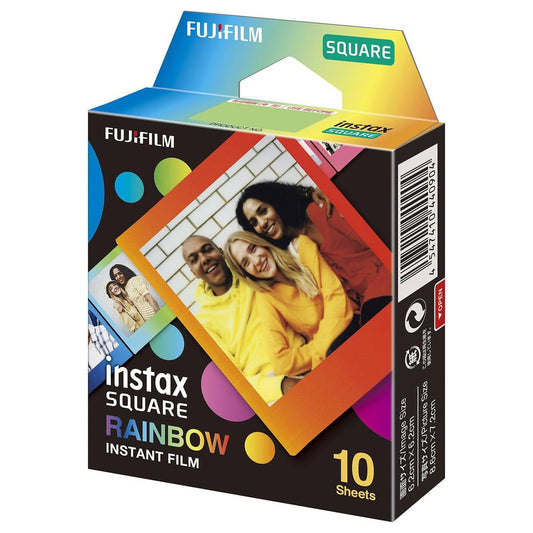 Fujifilm Instax Square Square Rainbow Film - 10 shots