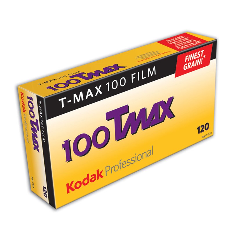 Kodak T-Max 100 B&W 120 Medium Format Film - 5 Pack - EXPIRED 07/2023