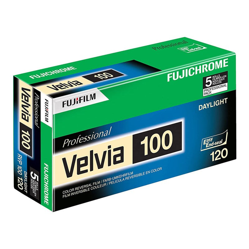 Fujifilm Velvia 100 120 Film - 5 Pack