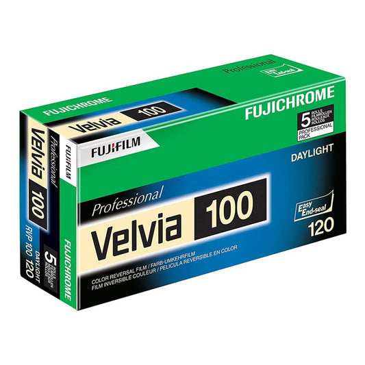 Fujifilm Velvia 100 120 Film - 5 Pack